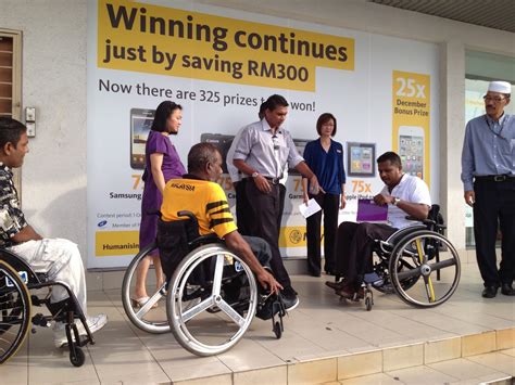 Damai disabled persons association president v. .: Another join CSR project by Maybank and Damai disabled ...