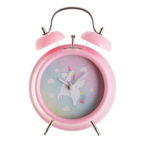 Rainbow Unicorn Alarm Clock Little Ragamuffins Childrens Interiors