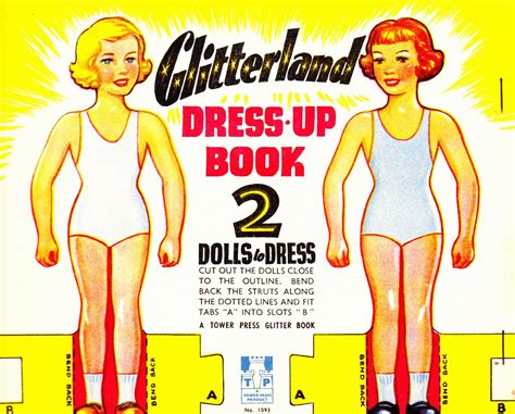 The Paper Dolls From Tower Press Glitterland Book The International