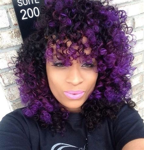 10 Ways To Wear Purple Hair Flawlessly Voice Of Hair Purple Natural