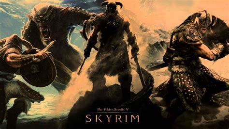 Tes V Skyrim Soundtrack Dragonborn Youtube