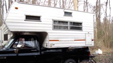 When dave the sign guy isn't making custom banners and yard signs for his business, he's building awesome things like campers for fun. slide in pickup camper ultimate survival bugout shelter