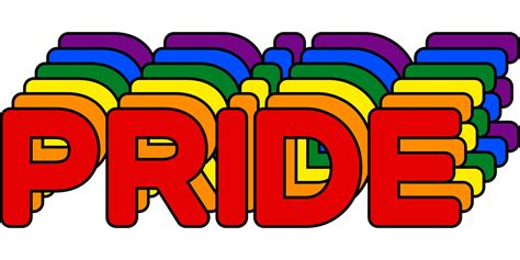 Download Pride Text Colorful Royalty Free Vector Graphic Pixabay