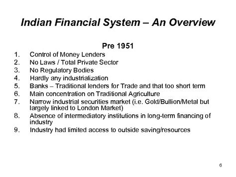 Indian Financial System An Overview 1 Indian