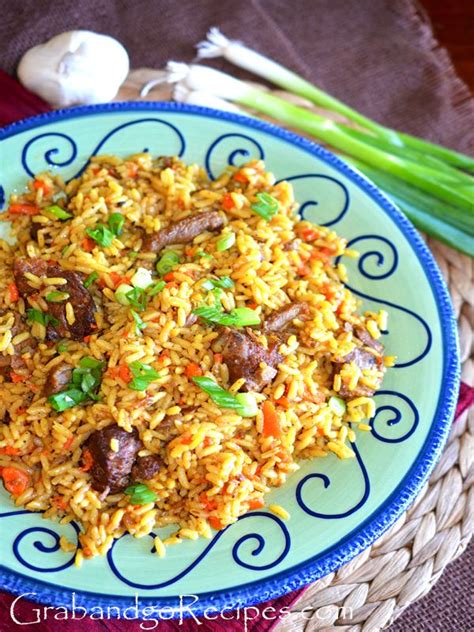 Plov Uzbek Rice Pilaf Recipe Recipe Pilaf Recipes Recipes Cooking