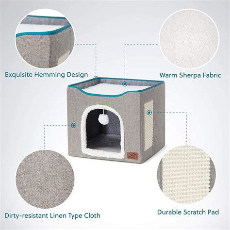 Bedsure Cat Beds For Indoor Cats Disilia