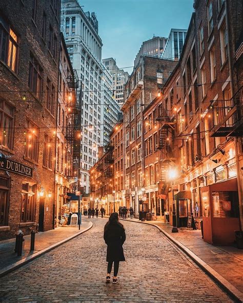 The Discoverer On Instagram Now Discovering Stone Street In Manhattan
