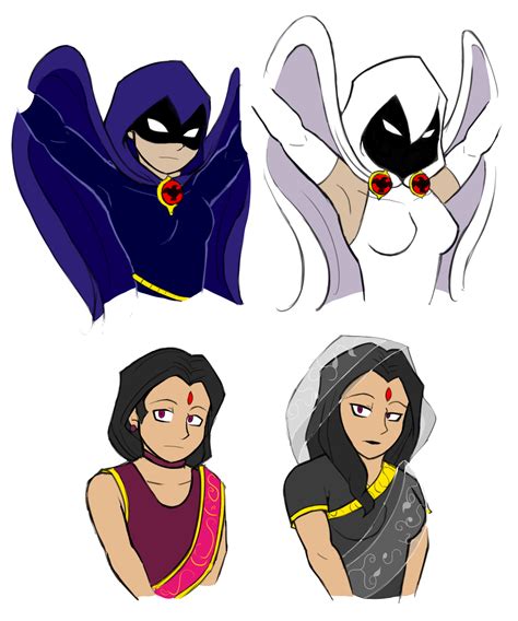 Fan Art My Redesign Of Raven Rachel Roth And Her Adult Form R Dccomics