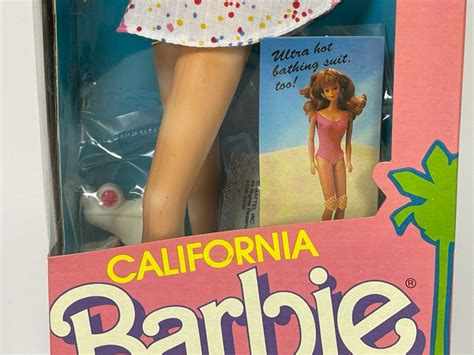 Midge California Barbie With Comic Book New In Box Doll Mattel 1987