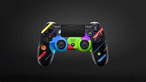Playstation 4 And Xbox One Controller Psd Mockup Template On Behance