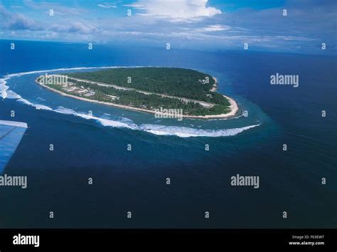 Aerial View Of Falalop Islet Ulithi Atoll Yap Islands Federated