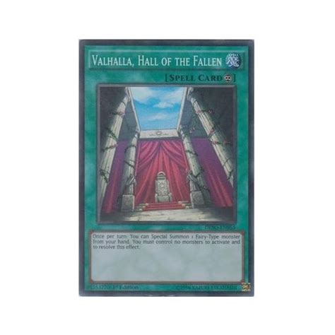 Yu Gi Oh Card Deso En055 Valhalla Hall Of The Fallen