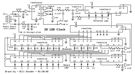 Led Clock Timer Circuit Diagram And Instructions