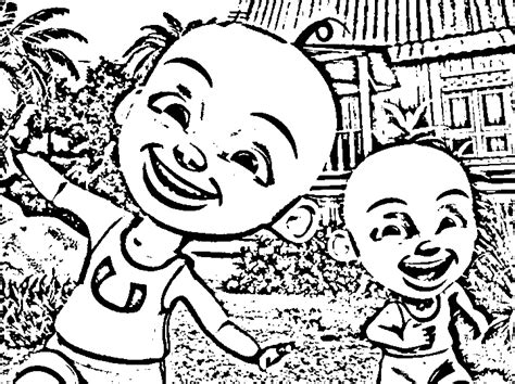 Upin And Ipin Coloring Pages Coloring Nation