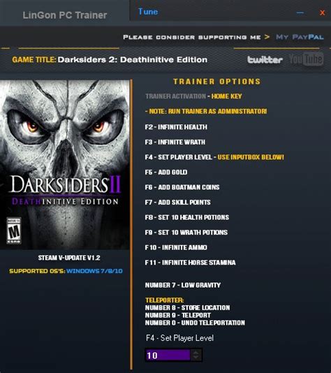 Darksiders 2 Deathinitive Edition Trainer 13 12 Lingon