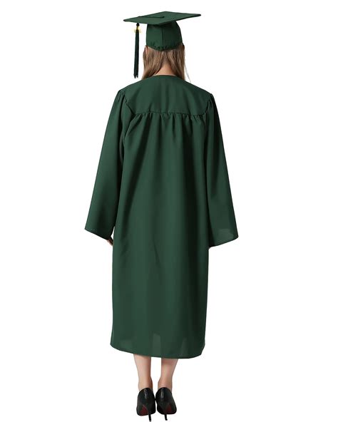 Graduationmall Matte Graduation Gown Cap Tassel Set 2023 For High