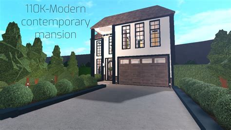 110k Modern Contemporary Mansion No Advanced Placement Bloxburg