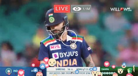 Live Cricket India Vs Australia Live Streaming Sony Six Live Ind