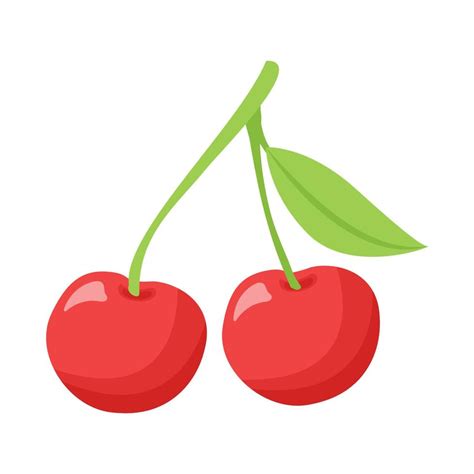 Fruit Cherry Cartoon Vector Object 4557212 Vector Art At Vecteezy