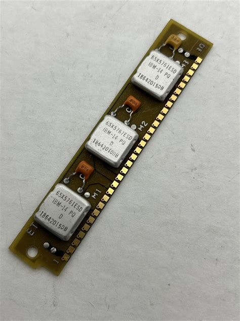 Very Rare 1mb Ram Original Ibm 4pcs Of 256k Memory 30pin 65x6263