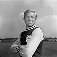 West Ham legend Bobby Moore at Upton Park in September 1961 World Cup ...