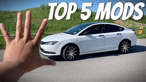 Top 5 Must Mods For The 2015 Chrysler 200 S Youtube