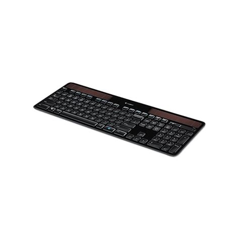 Logitech Solar K750 Wireless Keyboard Black 920 002912 Staples