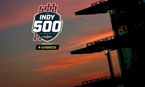 Dark gray 100% cotton center chest with a sleeve. Gainbridge named presenting sponsor for Indianapolis 500