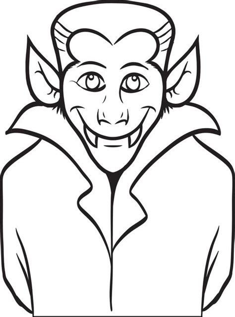 Vampire Coloring Pages For Kids At Getdrawings Free Download