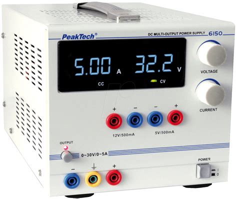 Peaktech 6150 Stabilised Laboratory Power Supply Unit 0 30 V 0