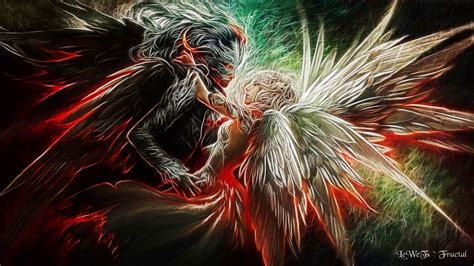 Angel Vs Demon Wallpaper