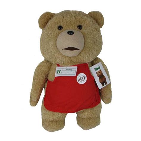 Ted In Apron 24 Inch Talking Plush Teddy Bear Commonwealth Ted