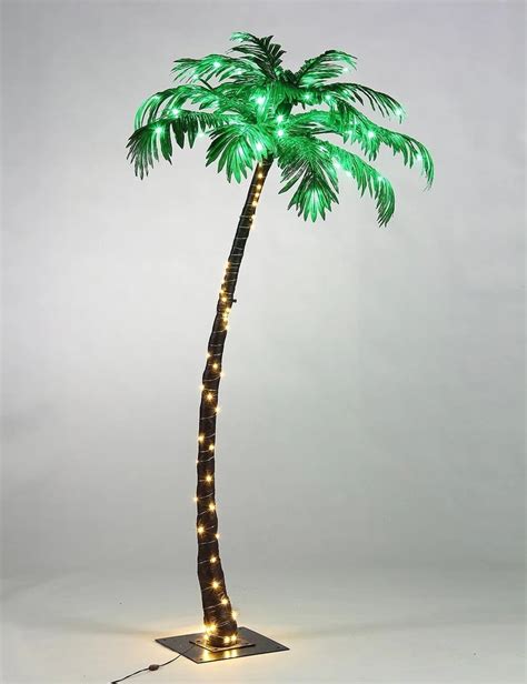 Led Trees Home Decorative Accents Palm Tree Lights Fake Palm Tree