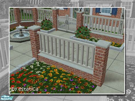 The Sims Resource Abbey Fence 4