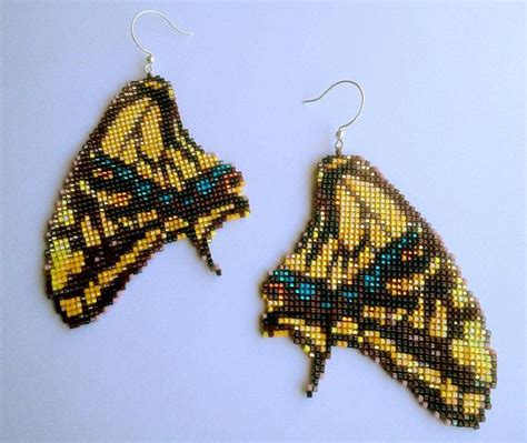 Swallowtail Butterfly Earrings By Rarespecimens On Etsy Seed
