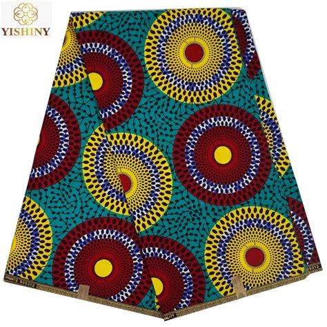 Ankara African Wax Print Fabric Waxed Cotton Fabric Wholesale African