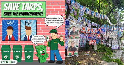 Where To Bring Election Campaign Tarps For Recycling Philstar Life