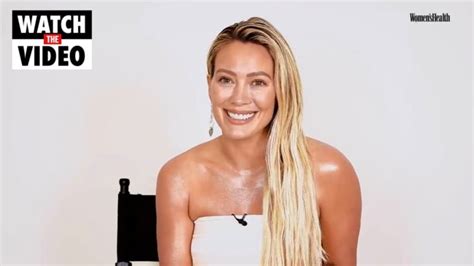 Hilary Duff Stuns In Swimsuit On Womens Health Magazine Cover The