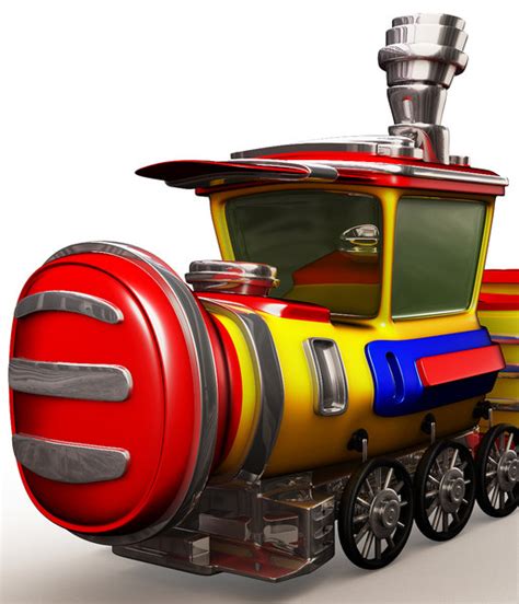 Toy Train 3d Models For Download Turbosquid