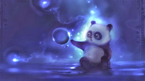 Cute Panda Background Wallpapersafari