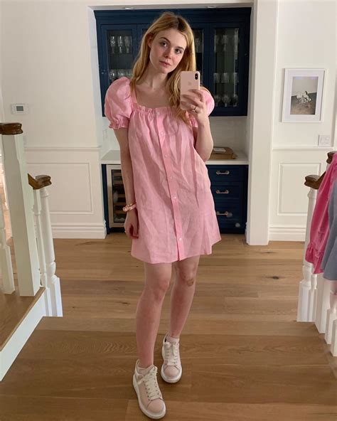 Elle Fanning Selfies