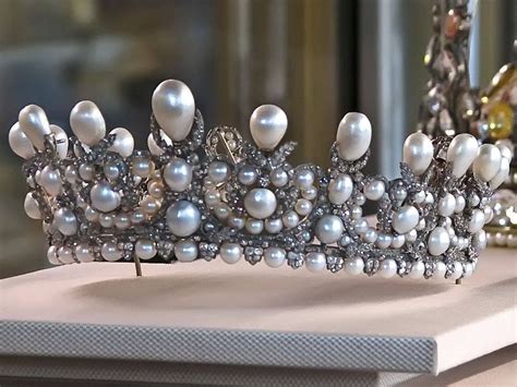 Empress EugÉnie Of France~ Empress Eugénies Pearl And Diamond Tiara By