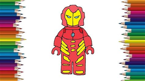 How To Draw Lego Iron Man