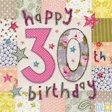 See more ideas about birthday, 30th birthday, 30th birthday ideas for women. Happy 30th Birthday Card - Large, luxury birthday card ...