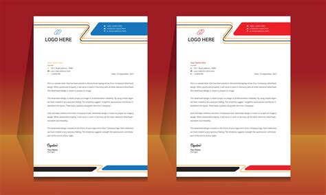 Header And Footer Template For Microsoft Word Free Word Template