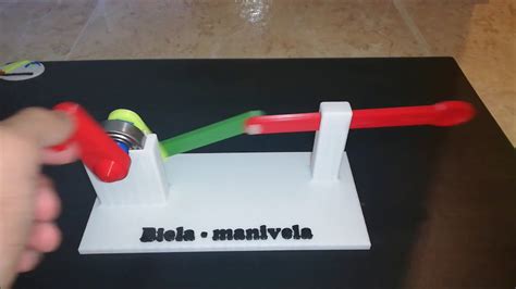 Maqueta Mecanismo Biela Manivela Imprimetelo3d Youtube