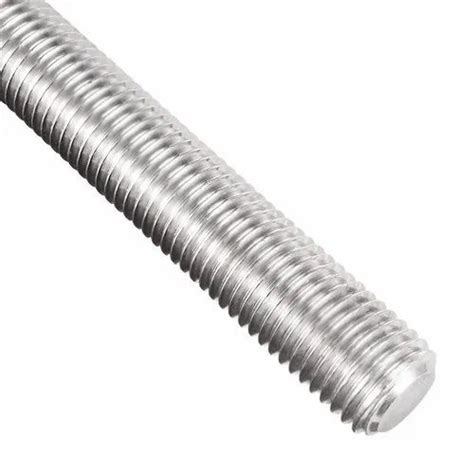 Round Hot Rolled Mild Steel Threaded Rod For Construction 3 Meter At