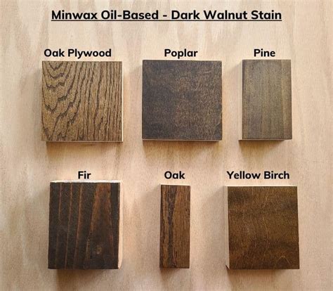 Minwax Dark Walnut Stain Is A Beautifully Rich Color Thats Stunning On