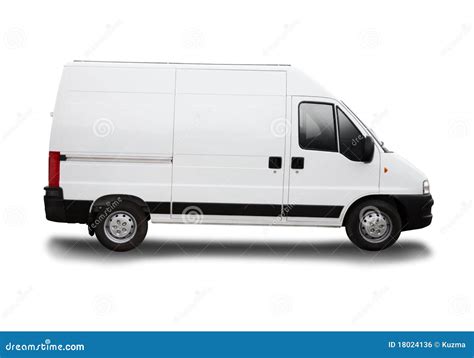 Commercial White Van Stock Photo Image Of Transport 18024136