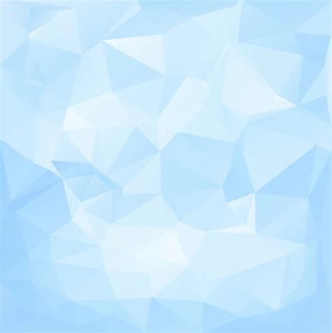 Blue White Polygonal Mosaic Background Vector Illustration Creative